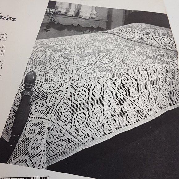 Vintage 1940s CANADIAN SPOOL COTTON COMPANY Ideas for Home Decoration Book 396 - Picture 8 of 16